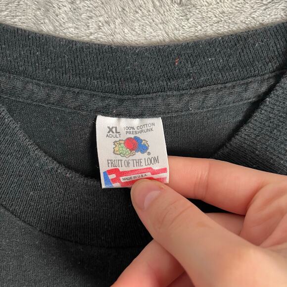 Vintage Nebraska Huskers Champions Tee Retro Cornhuskers XL USA Made Football - Picture 4 of 4